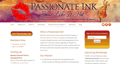 Desktop Screenshot of passionateink.org