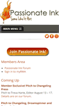 Mobile Screenshot of passionateink.org